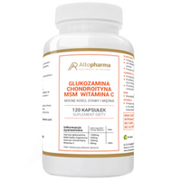 ALTO PHARMA Glukozamina + Chondroityna + MSM + Witamina C 120 kaps